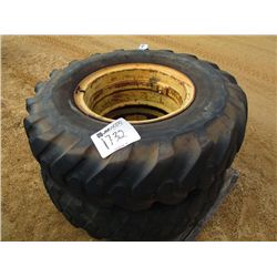 (1) LOT 2 14.00-24 TIRES & RIMS