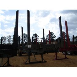 1997 PITTS LT40-4 4 BOLSTER LOG TRAILER