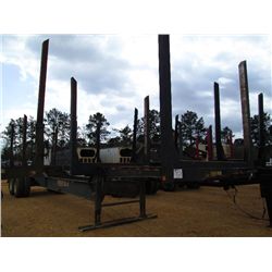 2005 PITTS LT40XL 4 BOLSTER LOG TRAILER
