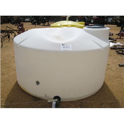 1,000 GALLON PLASTIC TANK