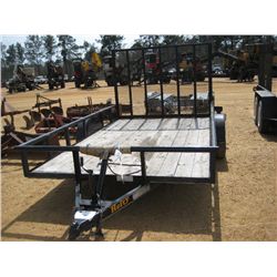 HEFTY 7' X 12' S/A TAG TRAILER W/RAMP