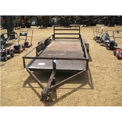 65" X 15' SHOPBUILT T/A TAG TRAILER