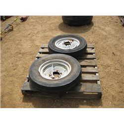 (1) LOT 2 6.00-16 TIRES & RIMS