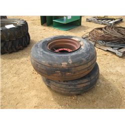 (1) LOT 2 12.50-16 TIRES & RIMS