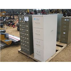 (1) LOT 2 FILE CABINETS