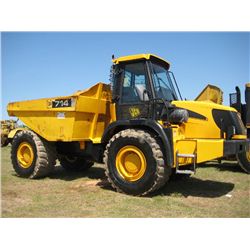 JCB 714 ARTICULATED DUMP, S/N 0830406 (05 YR) ECAB, 650/65R25 TIRES