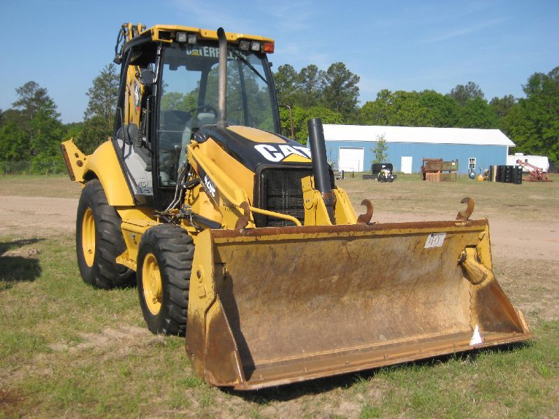CAT 420E 4X4 LOADER BACKHOE, S/N HLS05247 (07 YR) EXTENDAHOE, 4N1