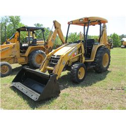 JOHN DEERE 110 4X4 LOADER BACKHOE, S/N 511120 (06 YR) 4N1 BUCKET, AUX HYD, 24" HOE BUCKET, CANOPY, M