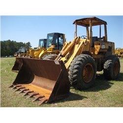 JOHN DEERE 544B WHEEL LOADER, S/N 212973, GP BUCKET, CANOPY, 15.5-25 TIRES, METER READING 8,756 HRS