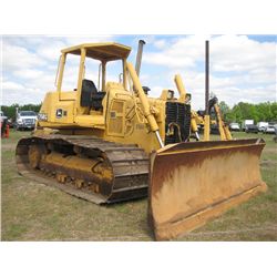 JOHN DEERE 750C LGP CRAWLER TRACTOR, S/N 838258 (98 YR) 6 WAY BLADE, 34" SBG, CANOPY, METER READING 