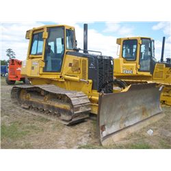 JOHN DEERE 700H LGP CRAWLER TRACTOR, S/N HX914086 (03 YR) 6 WAY BLADE, 24" SBG, ECAB W/AIR, METER RE