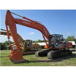 HITACHI EX300LC-2 HYDRAULIC EXCAVATOR, S/N 15K5314, 10'6" STICK, 48" BUCKET, 32" TBG, ECAB W/AIR