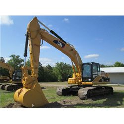 CAT 324DL HYDRAULIC EXCAVATOR, S/N JJG00676 (07 YR) 10'10" STICK, 52" BUCKET, QUICK COUPLER, AUX HYD