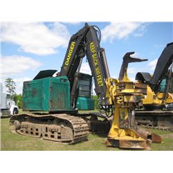 TIMBERJACK 608 TRACK FELLER BUNCHER, S/N 608B980734, SAW HEAD, 30" DBG, ECAB W/AIR