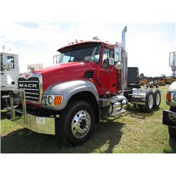 2006 MACK GRANITE T/A TRUCK TRACTOR, S/N 1M2AG11Y56M037178, DAY CAB, AMI-370 MACK DIESEL ENG, T310M 