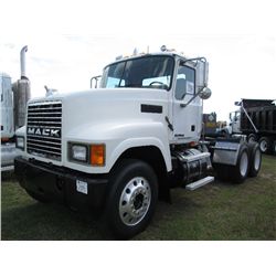 2006 MACK CHU613 T/A TRUCK TRACTOR, S/N 1M1AJ06Y66N005892, AC-380/410 ASET DIESEL ENG, T310 TRANS, 4