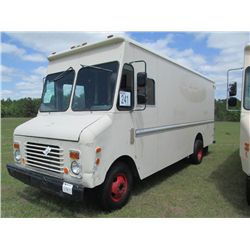 1985 GMC S/A VAN TRUCK, S/N 1GDHP32J4F3508366, V8 GAS ENG, A/T, P/S, 15' BOX, ODOMETER READING 608,0