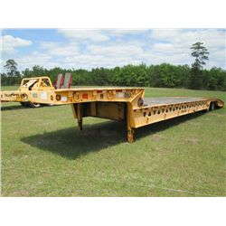 1999 TRAILKING TK70HT-492 T/A HYDRAULIC LOWBOY, S/N 1TKA04928XB074323, 9' TOP DECK, 31' BOTTOM DECK,