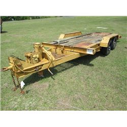 T/A TAG TRAILER, TILT, 5'5" X 16'7" DECK, 8-14.5 TIRES (BILL OF SALE ONLY, NO TITLE)
