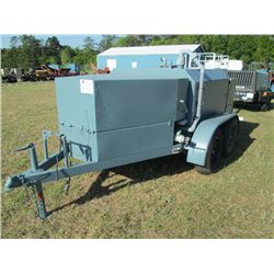 WATER VAC 500 GALLON GENERATOR, MTD ON T/A TRAILER