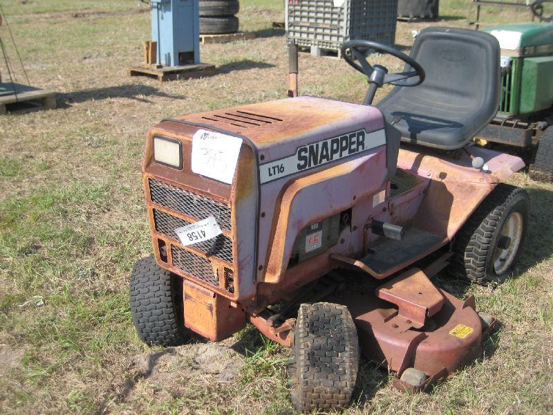 Snapper Rider Lt16 SNAPPER LT16 RIDING LAWN MOWER