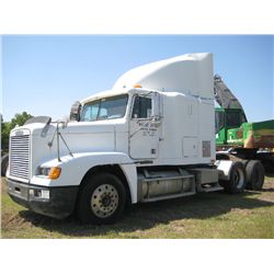 1995 FREIGHTLINER T/A TRUCK TRACTOR, S/N 1FUYDCY845SH849091, N14 CUMMINS DIESEL, ROCKWELL 10 SPD TRA