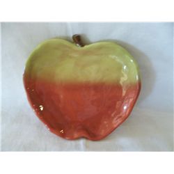 STONEWARE APPLE DISH BY RUSS, AUTUMN SETTINGS COLLECTION, NIB