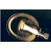 Image 2 : Vintage Tie Clip Inlaid Mother of Pearl and Abalone 1"