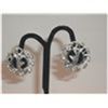 Image 1 : Vintage Sarah Coventry Earrings 1 1/4" Round Silver/Silvertone Swirl Openwork Design Clip Signed