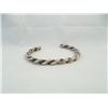 Image 1 : Silver Tone Rope cuff Bracelet