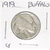 Image 1 : 1919 BUFFALO NICKEL *NICE EARLY GOOD GRADE BUFFALO NICKEL*!!