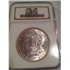 Image 1 : 1887 NGC MS-64 SILVER MORGAN DOLLAR