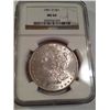 Image 1 : 1901-0 NGC MS-64 SILVER MORGAN DOLLAR