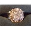 Image 1 : 1/2 CARAT DIAMOND 14K GOLD PAVE LADIES RING, 5.2 GRAMS GOLD