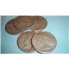 Image 1 : 5 MIXED DATES 90%  SILVER PEACE DOLLARS