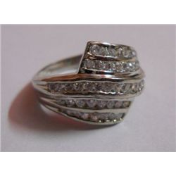 CZ 5.50g Ring .925 Sterling Silver