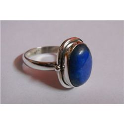 6.150g Lapis Gemstone Ring Sterling Silver