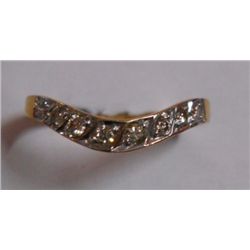 0.18 CTW Diamond Ring in 2.366g 18kt Yellow Gold