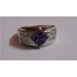 CZ 3.48g Ring .925 Sterling Silver