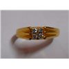 Image 1 : 0.15 CTW Diamond Ring in 4.193g 18kt Yellow Gold