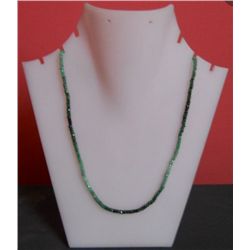 Emerald Shaded 34.95 CTW Necklace