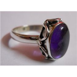 4.910g Amethyst Ring Sterling Silver