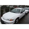 Image 1 : 2001 WHITE CHEVROLET CAVALIER 4DR SDN 42,808KM