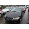 Image 1 : 2002 BLACK HONDA ACCORD 4DR SDN 143,729KM GAS