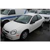 Image 1 : 2004 WHITE DODGE NEON SX 4DR SDN 29,239KM GAS