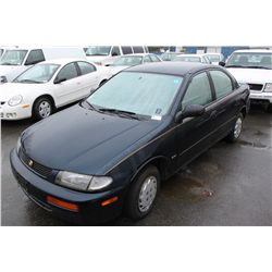 1996 BLUE MAZDA PROTEGE SE 4DR SDN 142,042 GAS