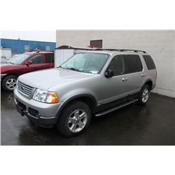 2003 SILVER FORD EXPLORER XLT 4DR SUV 235,451KM