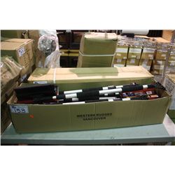 BOX OF WESTER RUGGED PIVOTING SNOW BROOM