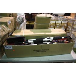 BOX OF WESTER RUGGED PIVOTING SNOW BROOM