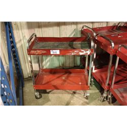 RED MOBILE TOOL CART
